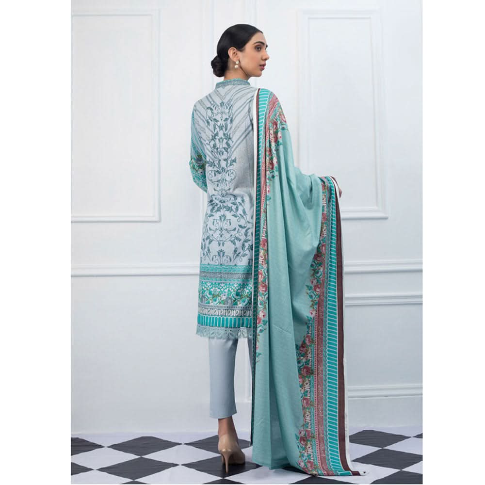 Signature Icon Printed Lawn 3 Piece Un-Stitched Suit Vol 2 - 5 B, Women, 3Pcs Shalwar Suit, ZS Textiles, Chase Value
