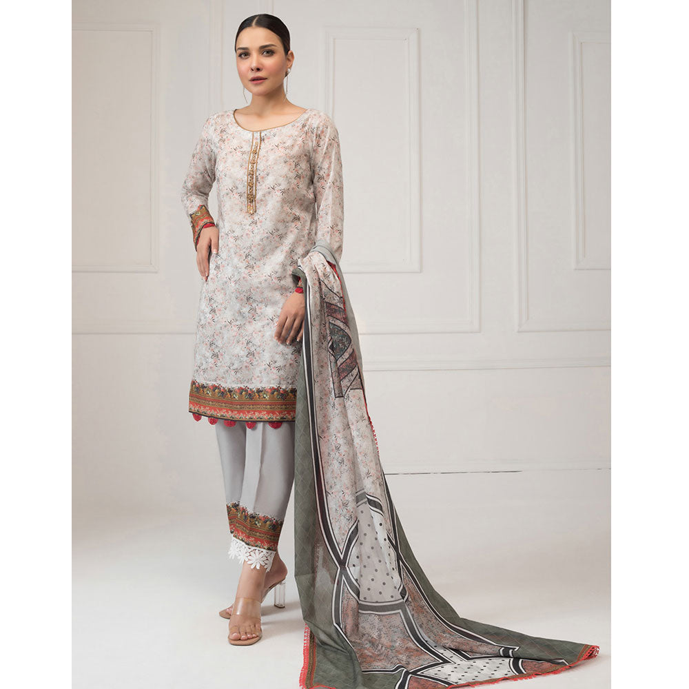 Regalia Printed Lawn 3 Piece Un-Stitched Suit - 10, Women, 3Pcs Shalwar Suit, Regalia Textiles, Chase Value