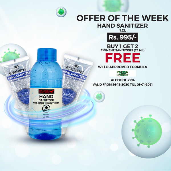 Weekly Offer CVC Hand Sanitizer With Free 2 Sanitizer 75 ML, Beauty & Personal Care, Health & Hygiene, Chase Value, Chase Value