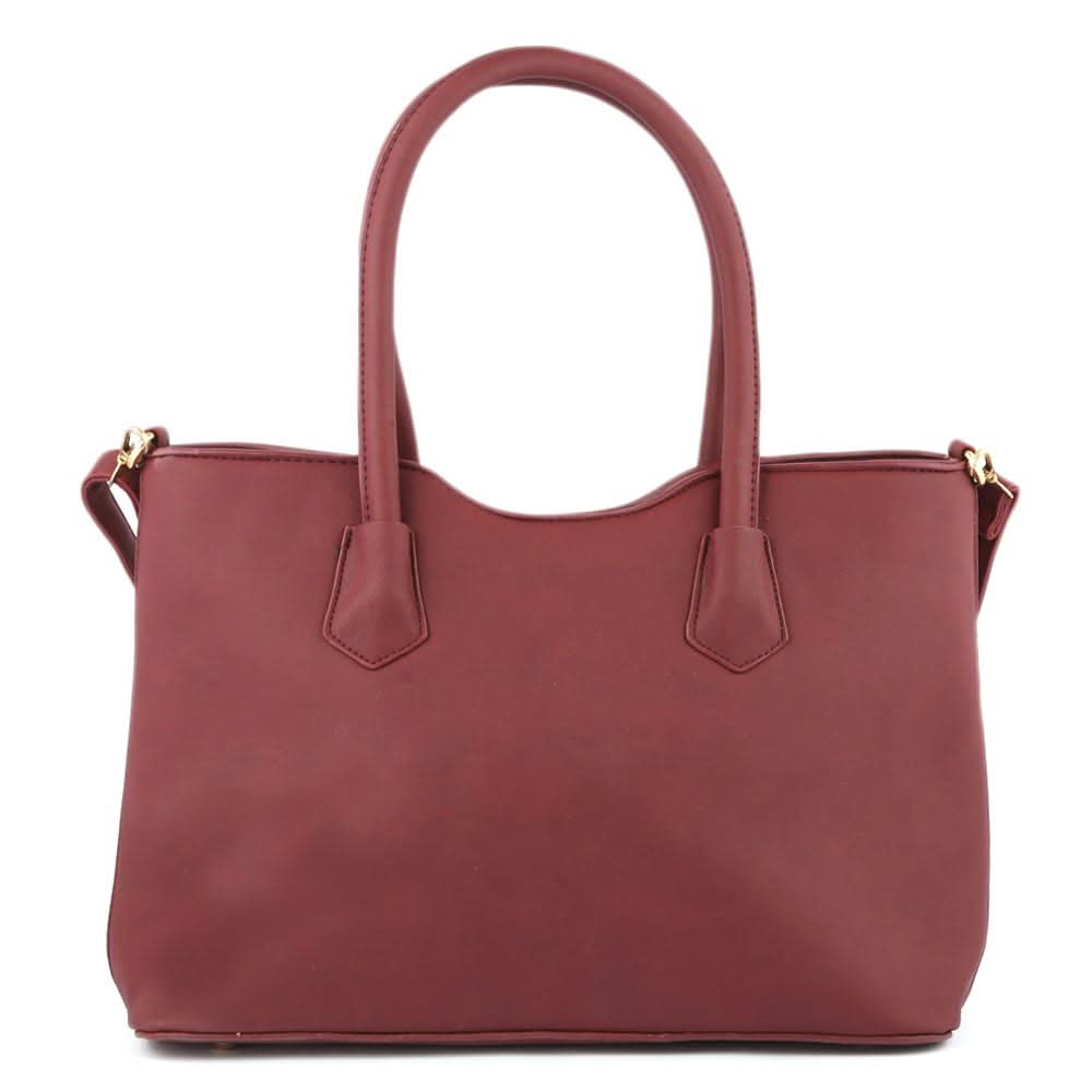 Women's Handbag 3 Pcs (1002) - Maroon, Women, Bags, Chase Value, Chase Value