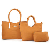 Women's Handbag 3 Pcs (1002) - Tan, Women, Bags, Chase Value, Chase Value