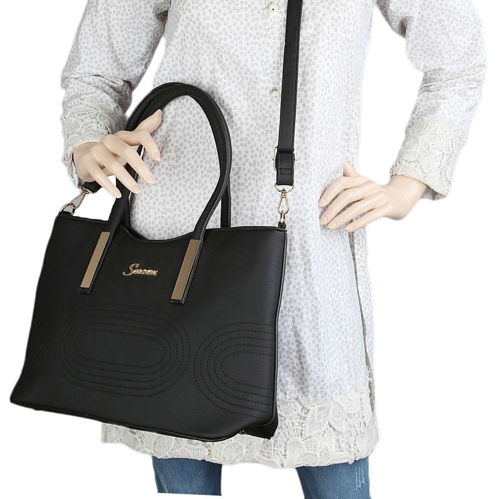Women's Handbag 3 Pcs (1002) - Black, Women, Bags, Chase Value, Chase Value