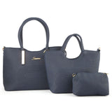 Women's Handbag 3 Pcs (1002) - Blue, Women, Bags, Chase Value, Chase Value