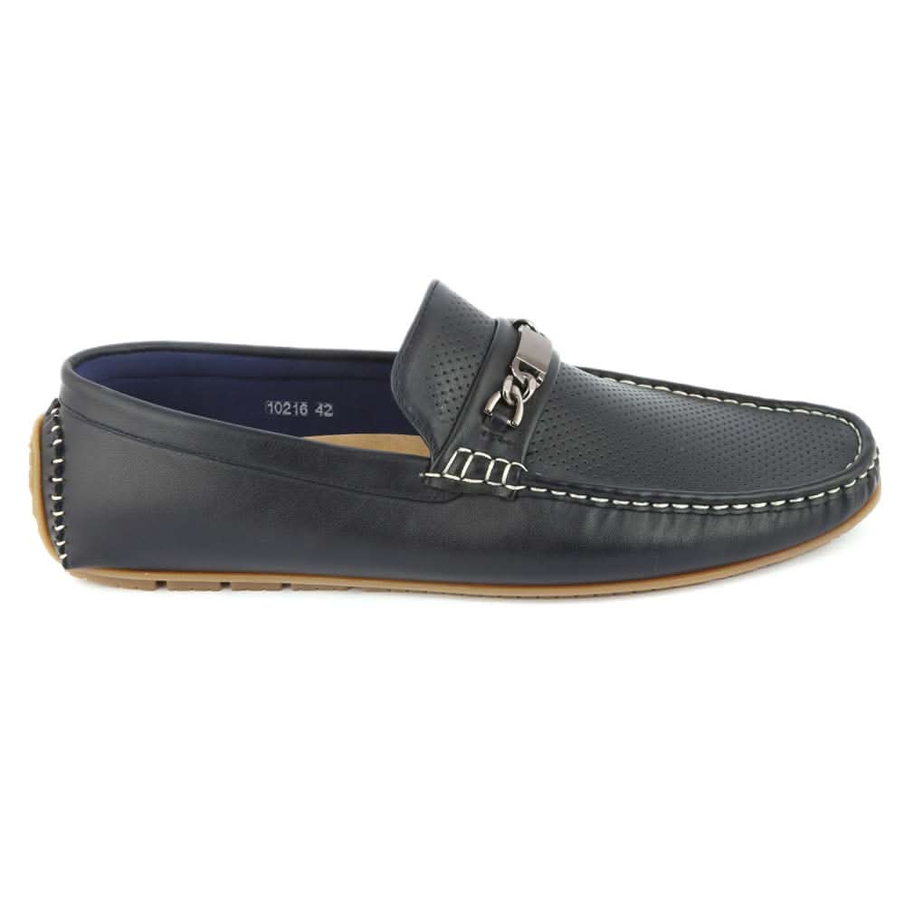 Men's Loafer Shoes (10K1) - Navy Blue, Men, Casual Shoes, Chase Value, Chase Value