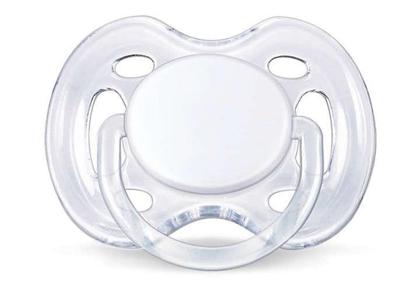 Avent Free Flow Soother 0-6m - White - test-store-for-chase-value