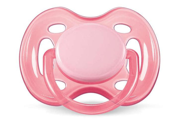 Avent Free Flow Soother 0-6m - Pink - test-store-for-chase-value