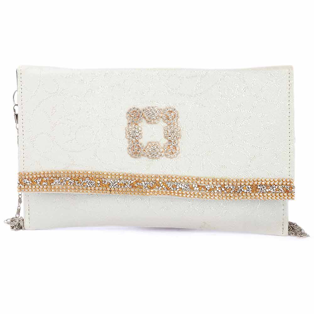 Women's Clutch (1061) - Off-White, Bags and Wallets, Chase Value, Chase Value