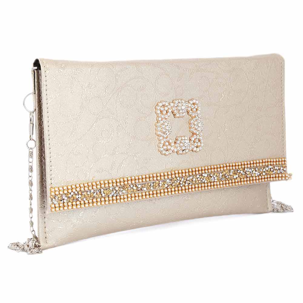 Women's Clutch (1061) - Beige, Women, Clutches, Chase Value, Chase Value