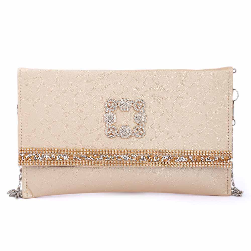 Women's Clutch (1061) - Golden, Women, Clutches, Chase Value, Chase Value