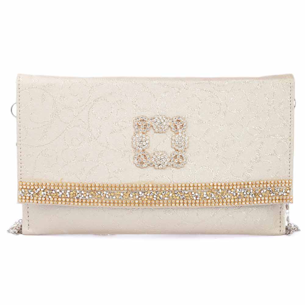 Women's Clutch (1061) - Beige, Women, Clutches, Chase Value, Chase Value