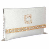 Women's Clutch (1061) - Silver, Women, Clutches, Chase Value, Chase Value