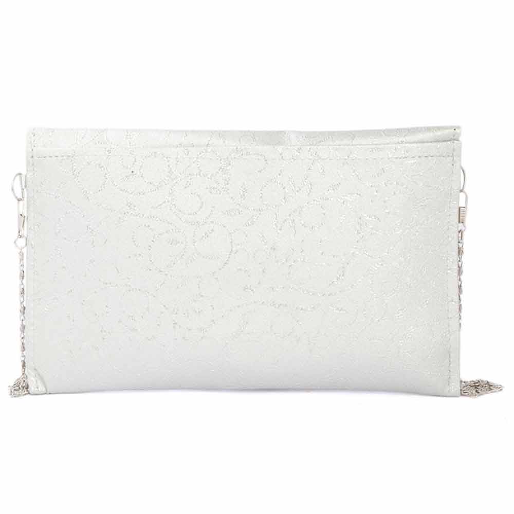 Women's Clutch (1061) - Silver, Women, Clutches, Chase Value, Chase Value