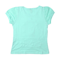 Girls T-Shirt Sea Green - test-store-for-chase-value