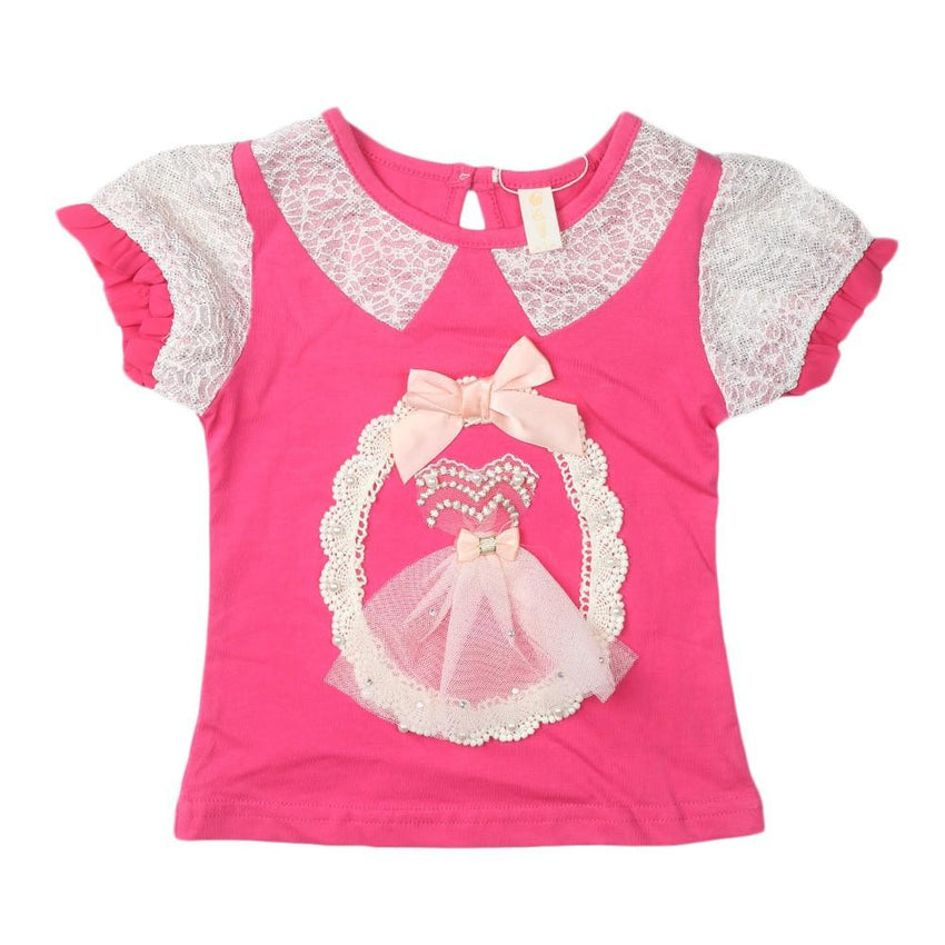 Girls T-Shirt Pink - test-store-for-chase-value