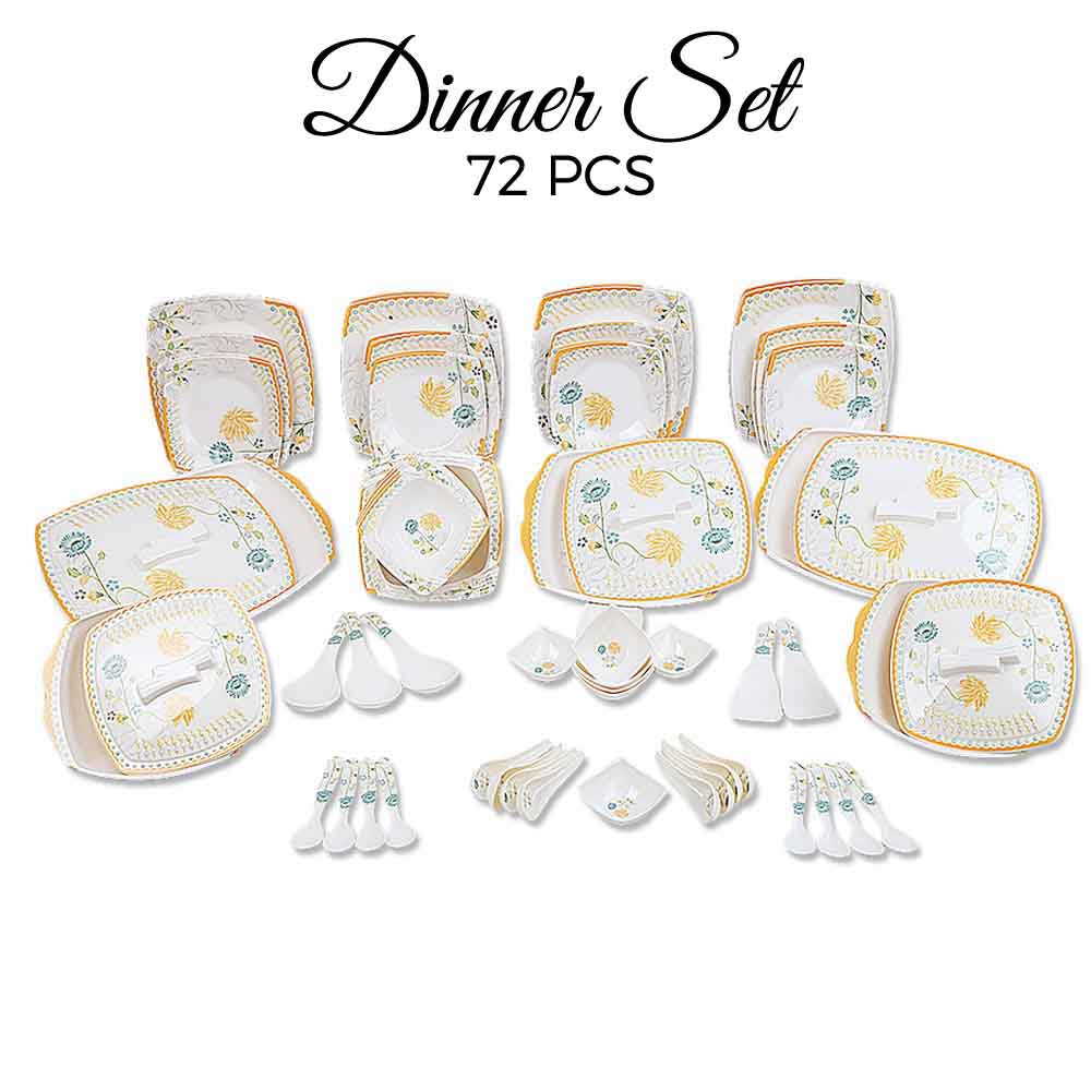 Melamine Dinner Set 72 Pieces - D # 109 - test-store-for-chase-value
