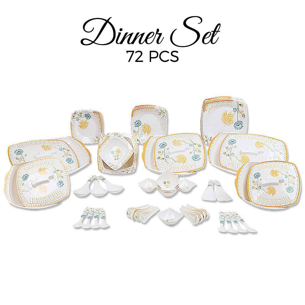 Melamine Dinner Set 72 Pieces - D # 109 - test-store-for-chase-value
