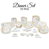 Melamine Dinner Set 72 Pieces - D # 109 - test-store-for-chase-value
