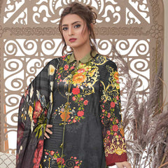 Riwayat Cottrell Digital Printed Linen 3 Pcs Un-Stitched Suit - 10, Women, 3Pcs Shalwar Suit, Ulfat Textile, Chase Value