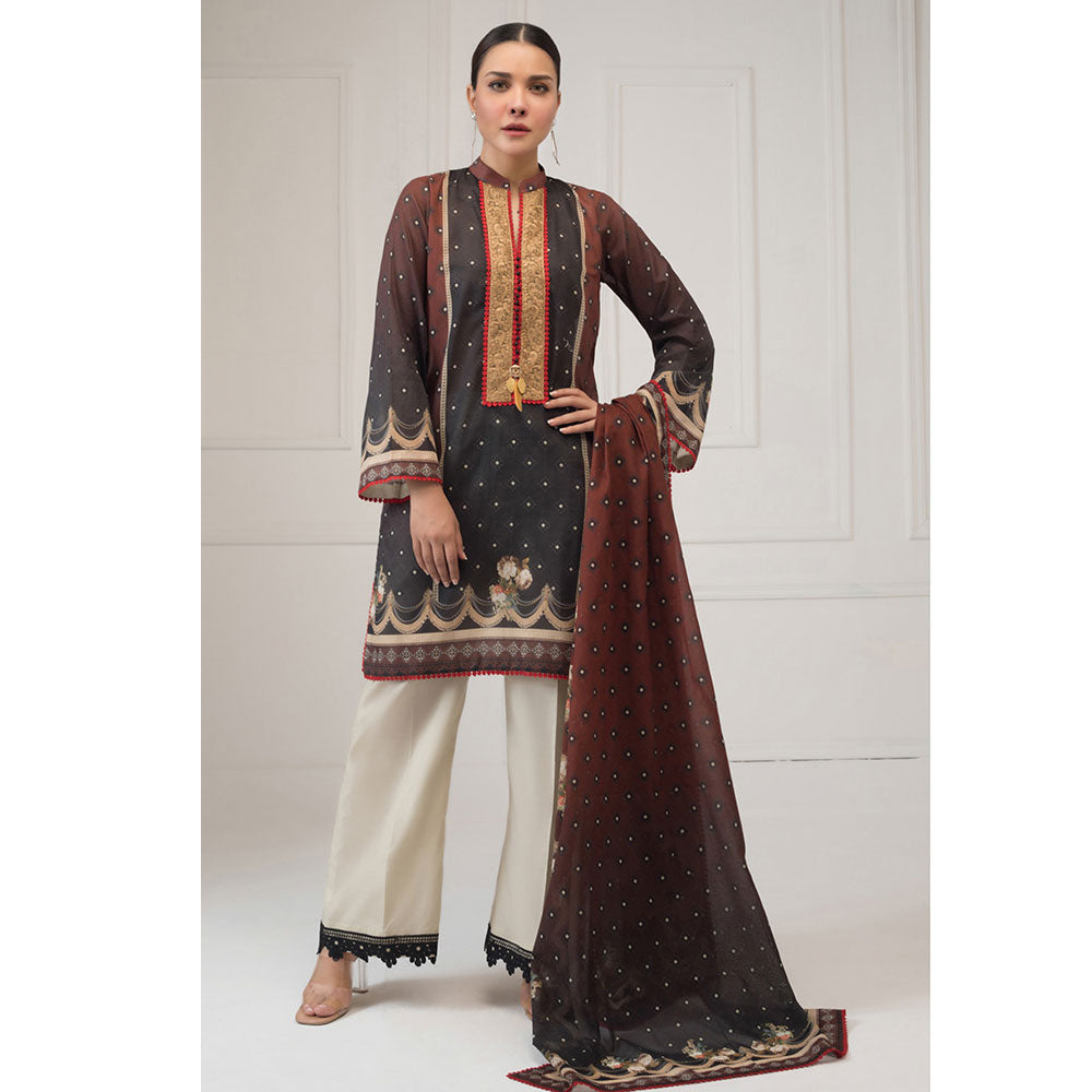 Regalia Printed Lawn 3 Piece Un-Stitched Suit - 11, Women, 3Pcs Shalwar Suit, Regalia Textiles, Chase Value
