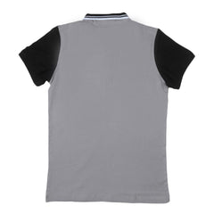 Boys T-Shirt Polo Light Grey - test-store-for-chase-value