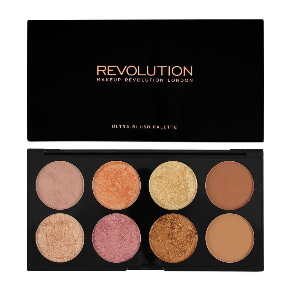 Makeup Revolution Blush Palette Golden Sugar 2 Rose Gold - test-store-for-chase-value