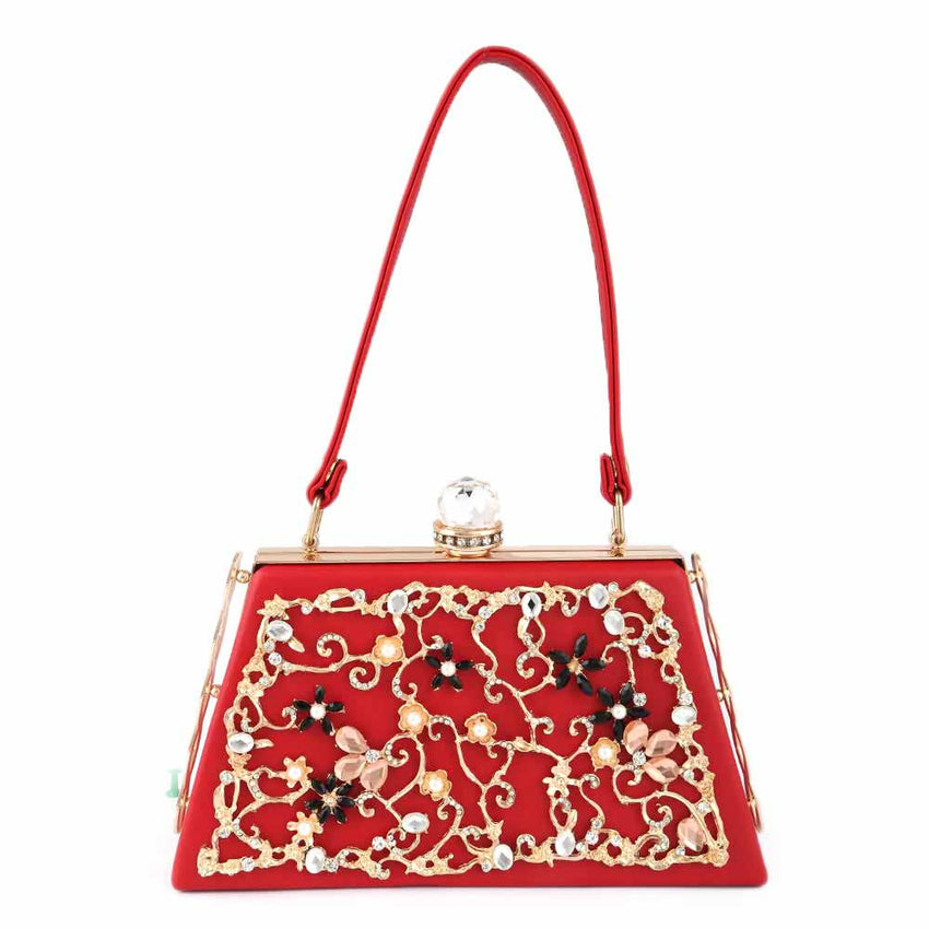 Women's Bridal Clutch - Red, Women, Clutches, Chase Value, Chase Value