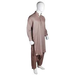 Men's Kameez Shalwar - Light Brown - test-store-for-chase-value