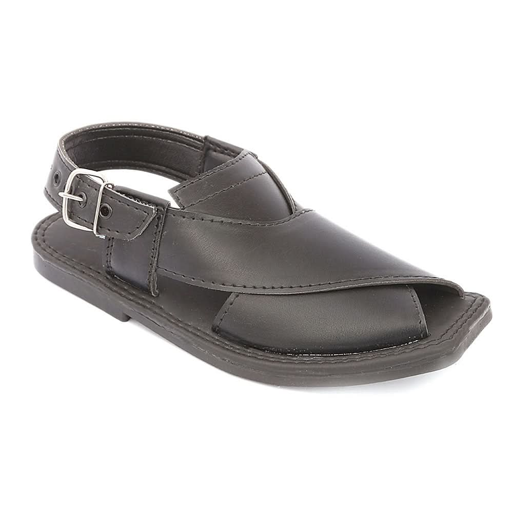 Boys Peshawari Sandals 1132 - Black, Kids, Boys Sandals, Chase Value, Chase Value