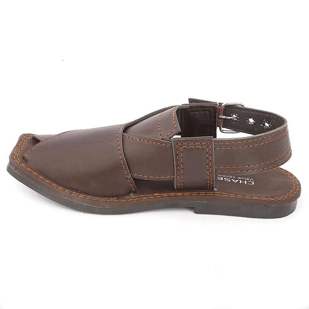 Boys Peshawari Sandals 1132 - Brown, Kids, Boys Sandals, Chase Value, Chase Value