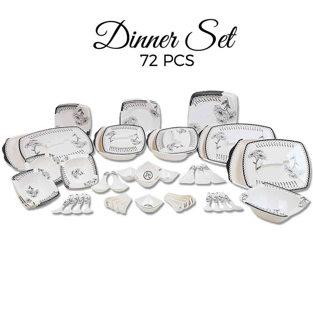 Melamine Dinner Set 72 Pieces - D # 113 - test-store-for-chase-value