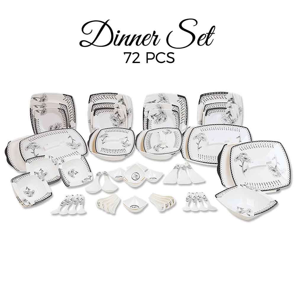 Melamine Dinner Set 72 Pieces - D # 113 - test-store-for-chase-value