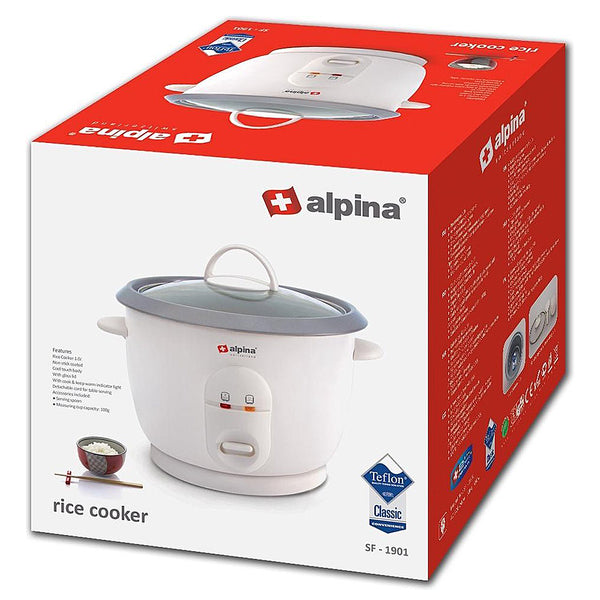 Alpina Rice Cooker 450W (SF-1901), Home & Lifestyle, Microwave & Oven, Alpina, Chase Value