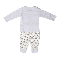 Newborn Boys Full Slevees Suit - Light Grey - test-store-for-chase-value