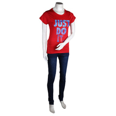 Women's Printed T-Shirt - Red - test-store-for-chase-value
