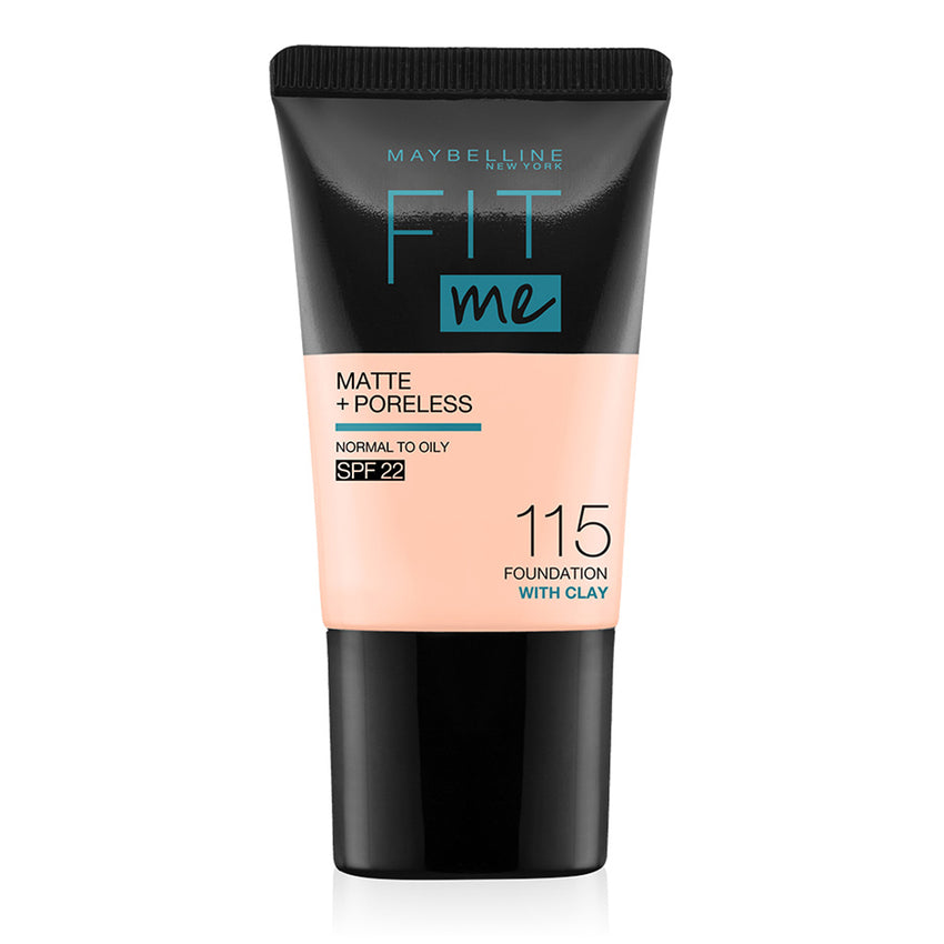Maybelline Fit Me Matte Poreless Foundation Tube 5 Shades - 18 ML, Beauty & Personal Care, Foundation, Maybelline, Chase Value