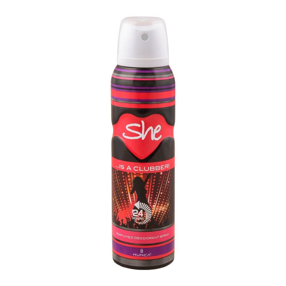 She Is A Clubber Deodorant - 150 ML, Beauty & Personal Care, Women Body Spray And Mist, She, Chase Value