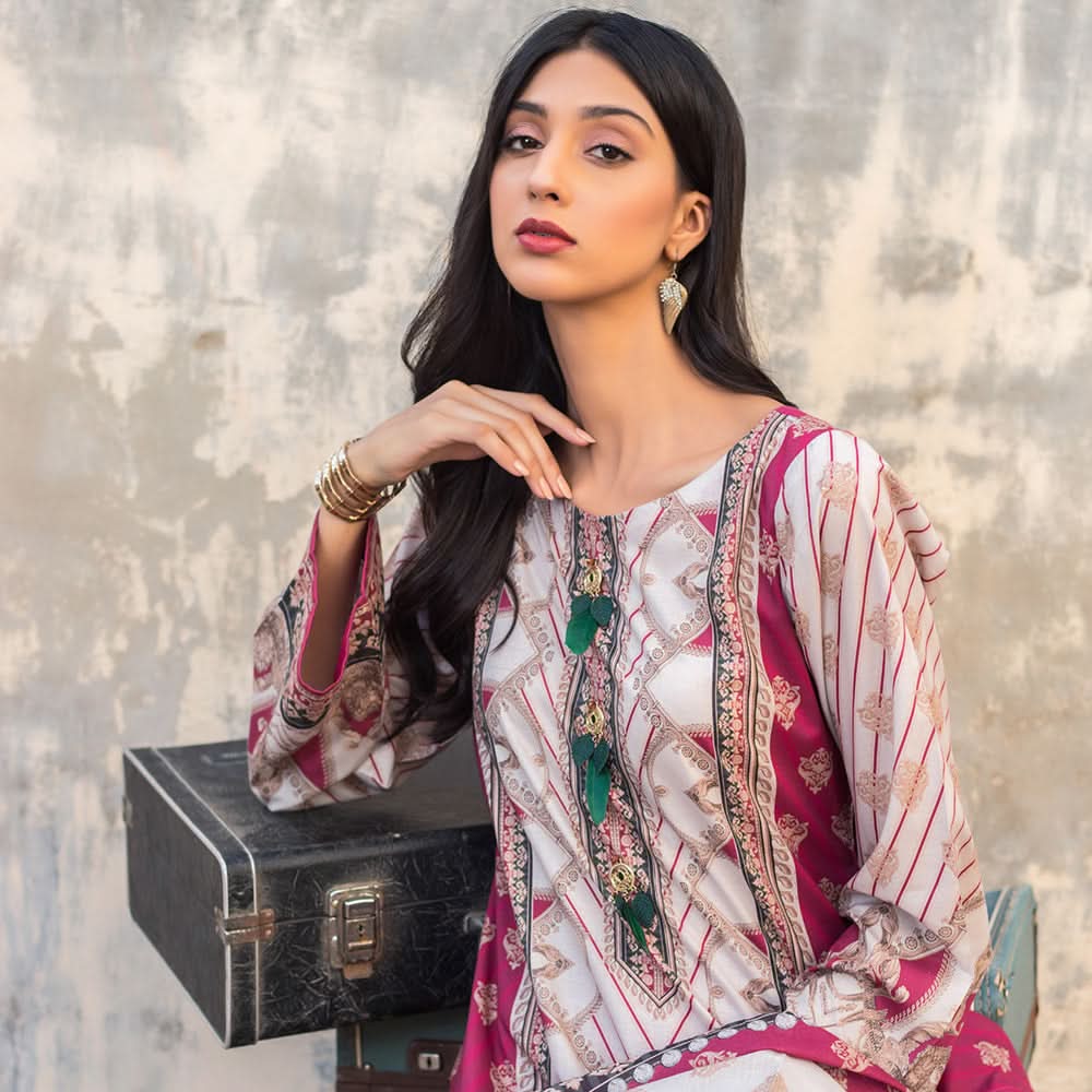 Salina Digital Printed Cotton 3 Pcs Un-Stitched Suit Vol 1 - 11, Women, 3Pcs Shalwar Suit, Regalia Textiles, Chase Value