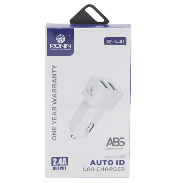 Auto ID Dual USB Car Charger  R-411 - 2.4A, Home & Lifestyle, Mobile Charger, Chase Value, Chase Value