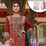 Zobia Noor Embroidered Lawn 3 Piece Un-Stitched Suit - ZN-02A, Women, 3Pcs Shalwar Suit, Salam's Textiles, Chase Value