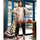 Zavia Digital Printed Lawn 3 Piece Un-Stitched Suit - 11, Women, 3Pcs Shalwar Suit, Fairdeal Textiles, Chase Value