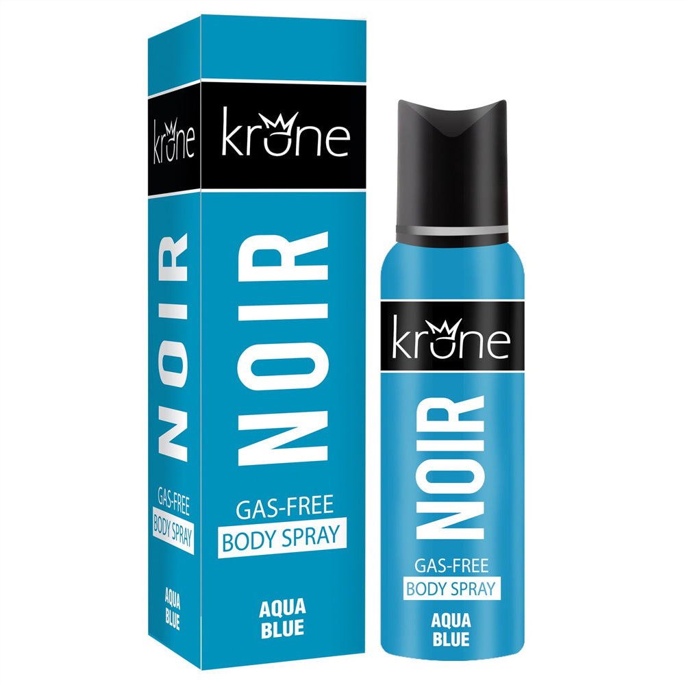 Krone Noir Body Spray Aqua Blue 120Ml , Men Body Spray & Mist, Chase Value, Chase Value