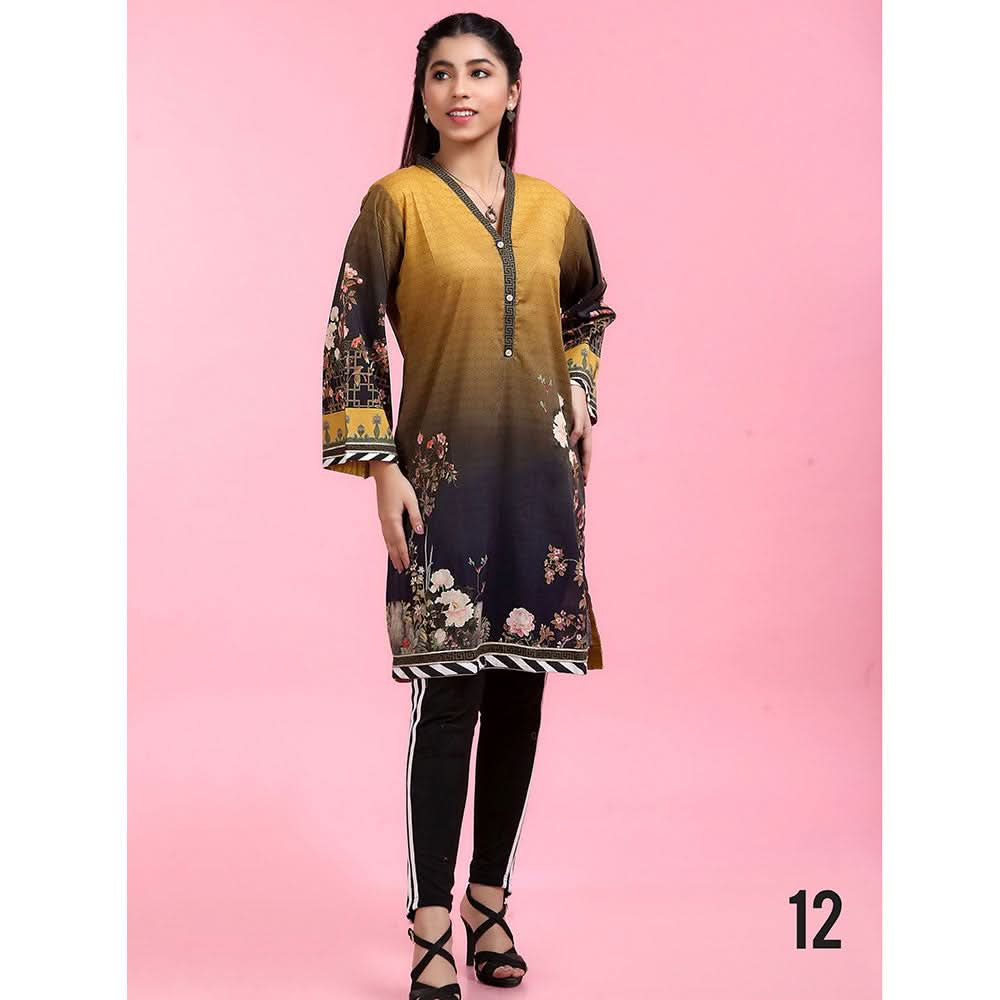 Regalia Tunic Printed Cambric Lawn Unstitched Kurti Vol-03 - (12), Women, Unstitched Kurtis, Regalia Textiles, Chase Value