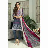 Zebtan Embroidered Cotton 3 Pieces Un-Stitched Suit Vol 01 - 12, Women, 3Pcs Shalwar Suit, Rujhan Textiles, Chase Value