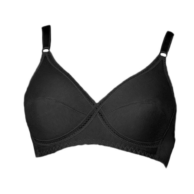 ifg Corina Cotton Bra - Black - test-store-for-chase-value