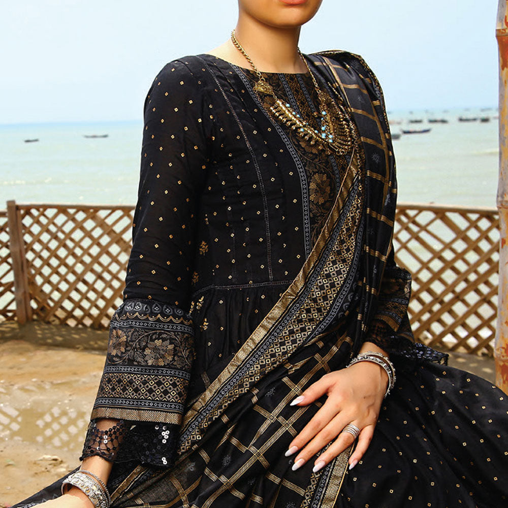 VS Daman Printed Cambric unstitched 3pc Suit V-2, Women, 3Pcs Shalwar Suit, VS Textiles, Chase Value