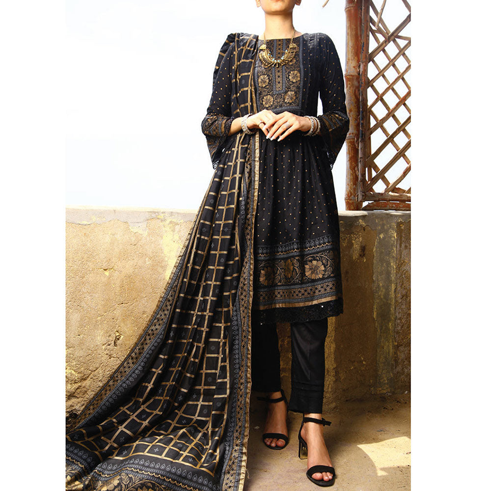 VS Daman Printed Cambric unstitched 3pc Suit V-2, Women, 3Pcs Shalwar Suit, VS Textiles, Chase Value