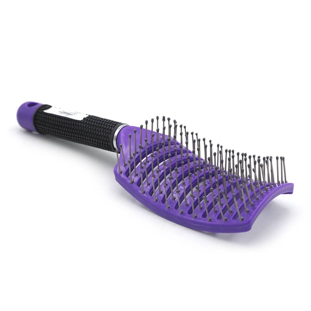 Hair Brush FT007 - Purple, Beauty & Personal Care, Brushes And Combs, Chase Value, Chase Value