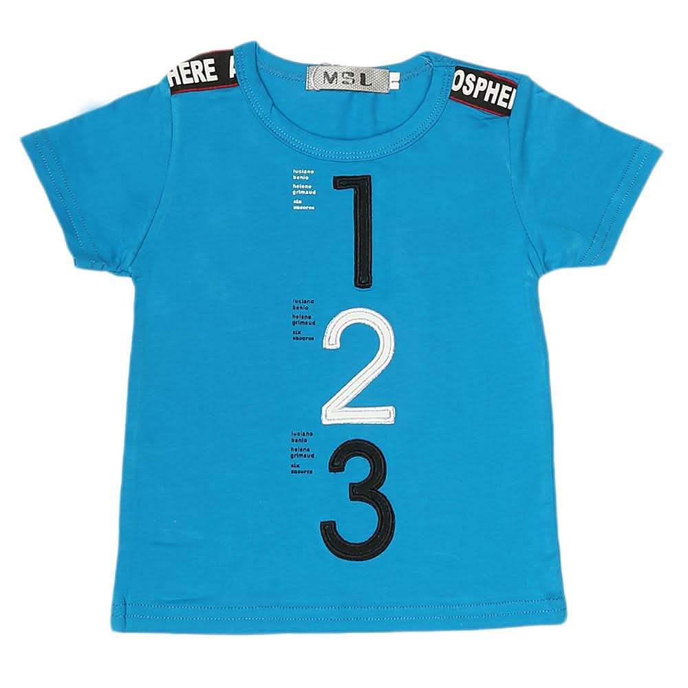 Newborn Boys T-Shirt - Blue, Kids, NB Boys Shirts And T-Shirts, Chase Value, Chase Value
