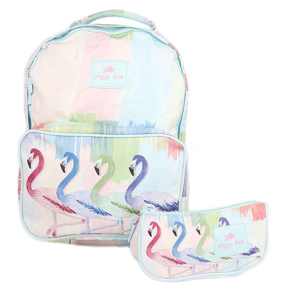 School Bag 2291 - Multi color Swan, Kids, School And Laptop Bags, Chase Value, Chase Value