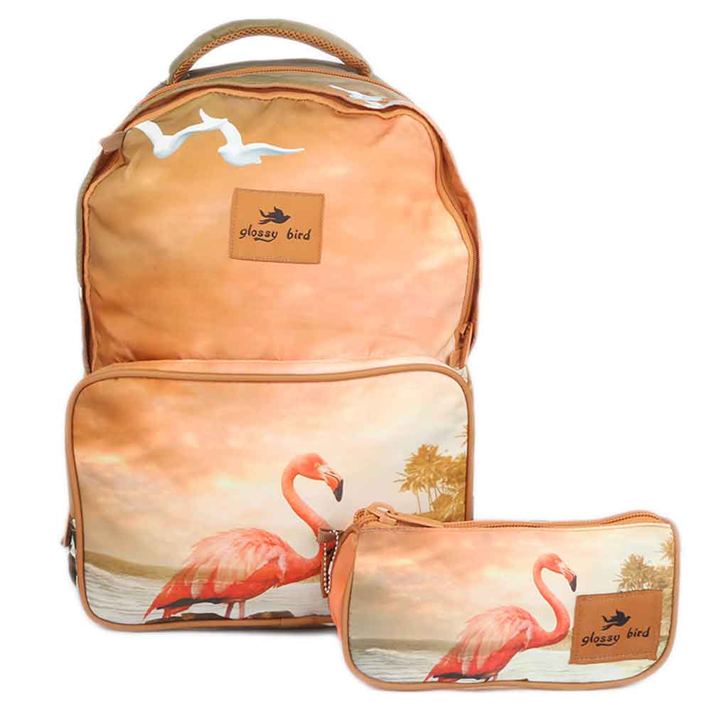 School Bag 2291 - Orange, Kids, School And Laptop Bags, Chase Value, Chase Value